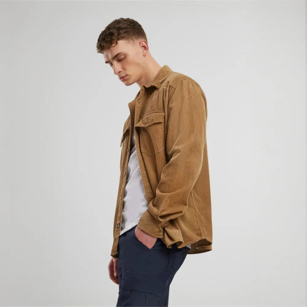 Corduroy Classic Shirt Long Sleeve - Brandit