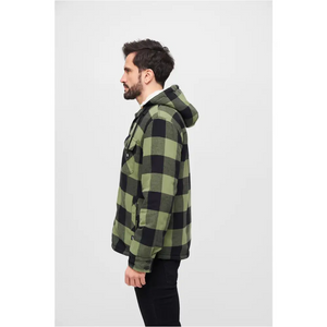 Hooded Lumber Jacket Sweater - Brandit